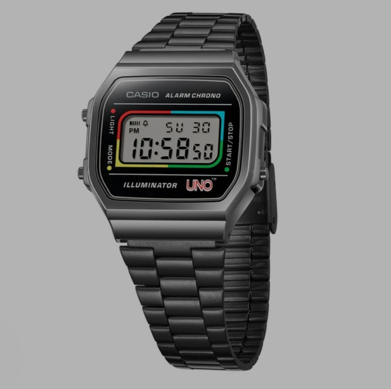 CASIO VINTAGE A168WEUC 1A UNO LIMITED EDITION WATCH