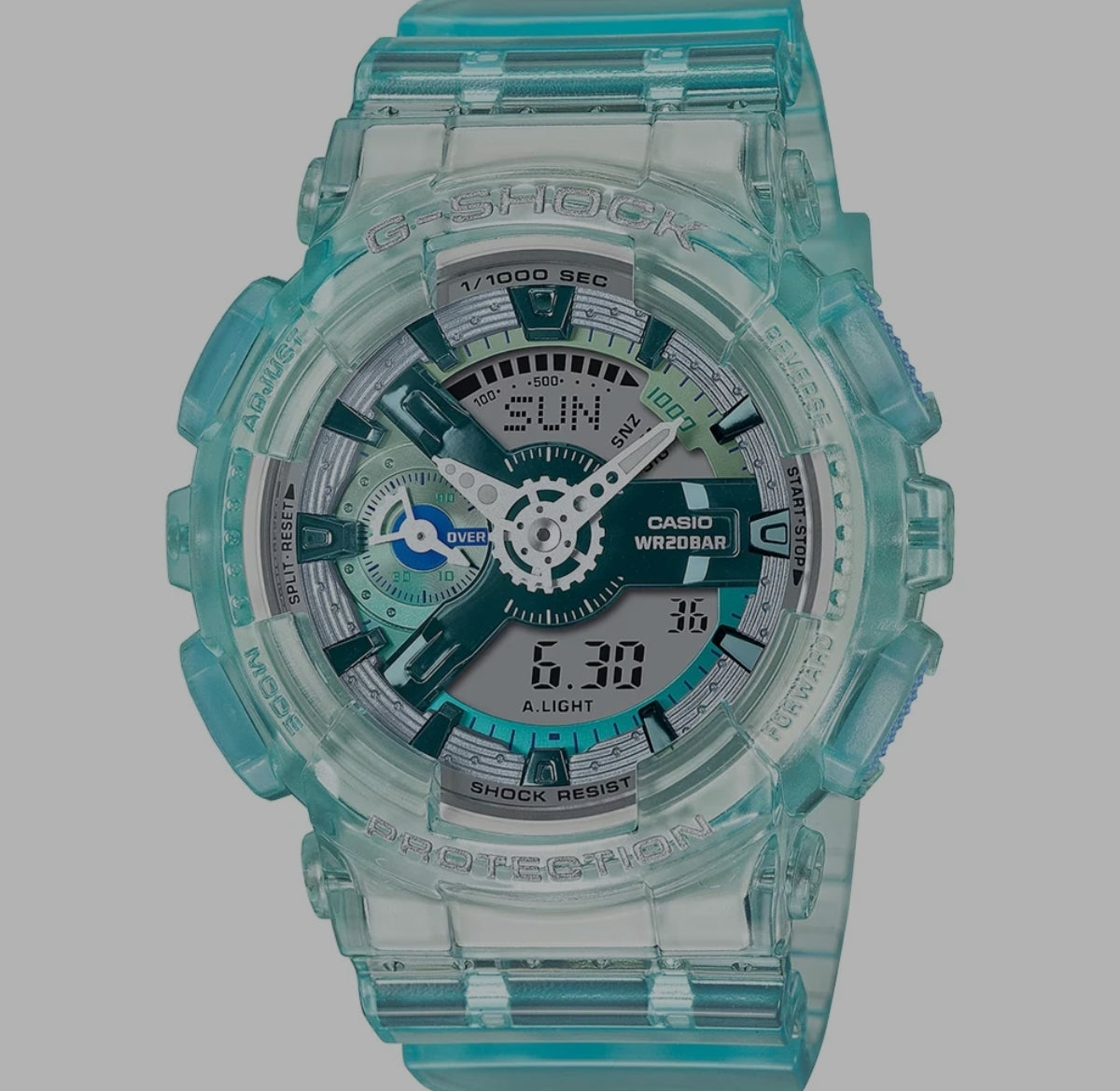 Casio G-Shock GMAS110VW-2A Transparent