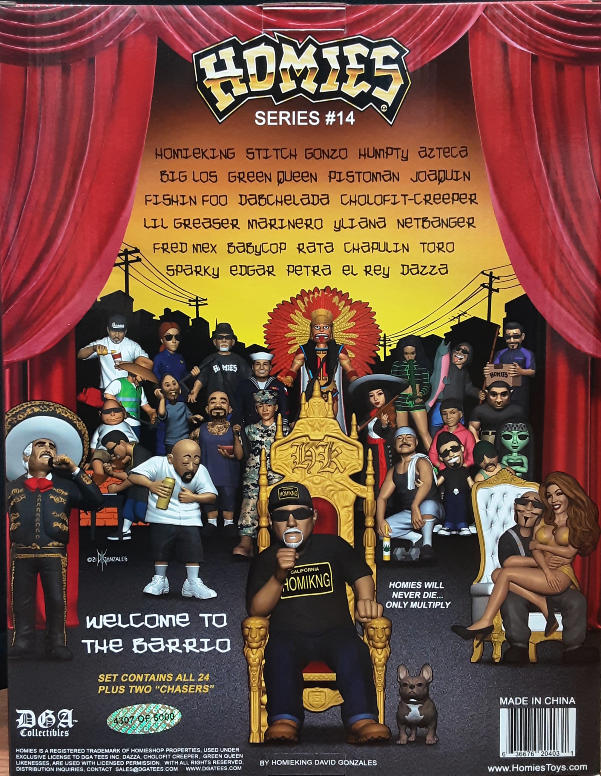 DGA TEES / HOMIES

HOMIES SERIES 14 - LIMITED EDITION BOX SET
