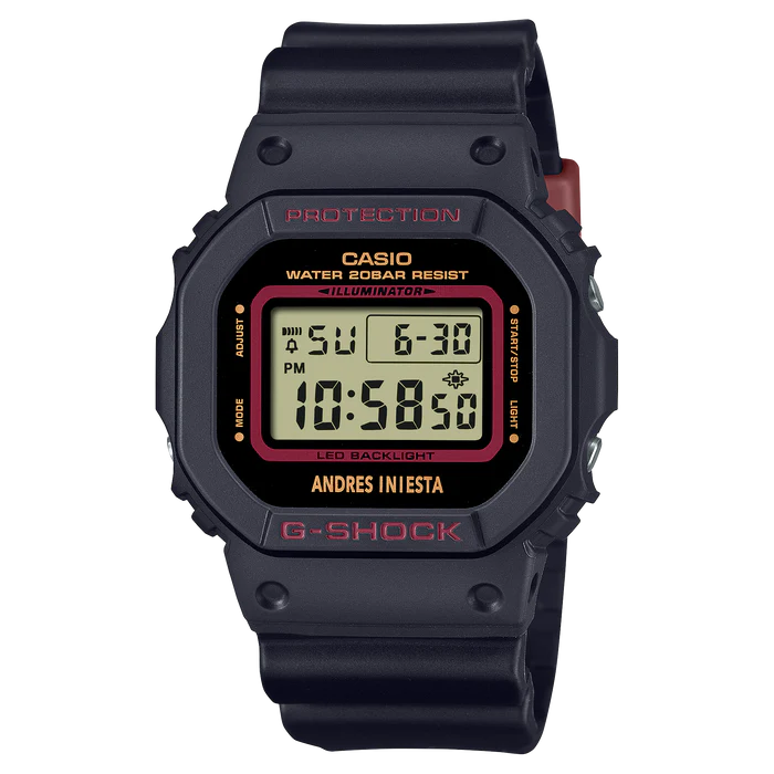 G-SHOCK DW5600AI-1 ANDRÉS INIESTA WATCH