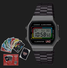 Load image into Gallery viewer, CASIO VINTAGE A168WEUC-1A UNO LIMITED EDITION WATCH
