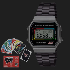 CASIO VINTAGE A168WEUC-1A UNO LIMITED EDITION WATCH