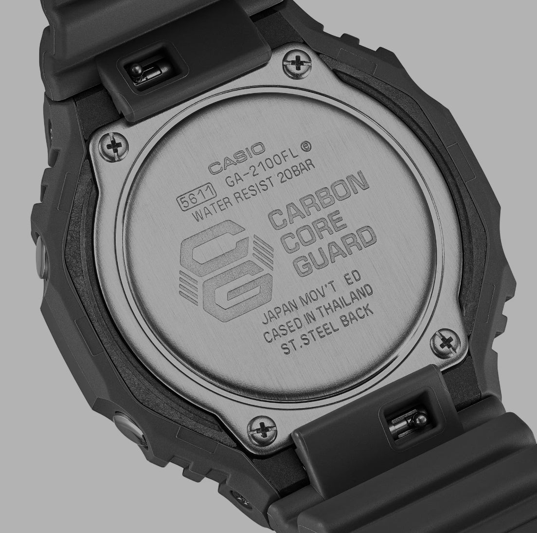Casio G-Shock ANALOG-DIGITAL  2100 Series
GA-2100FL-8A
