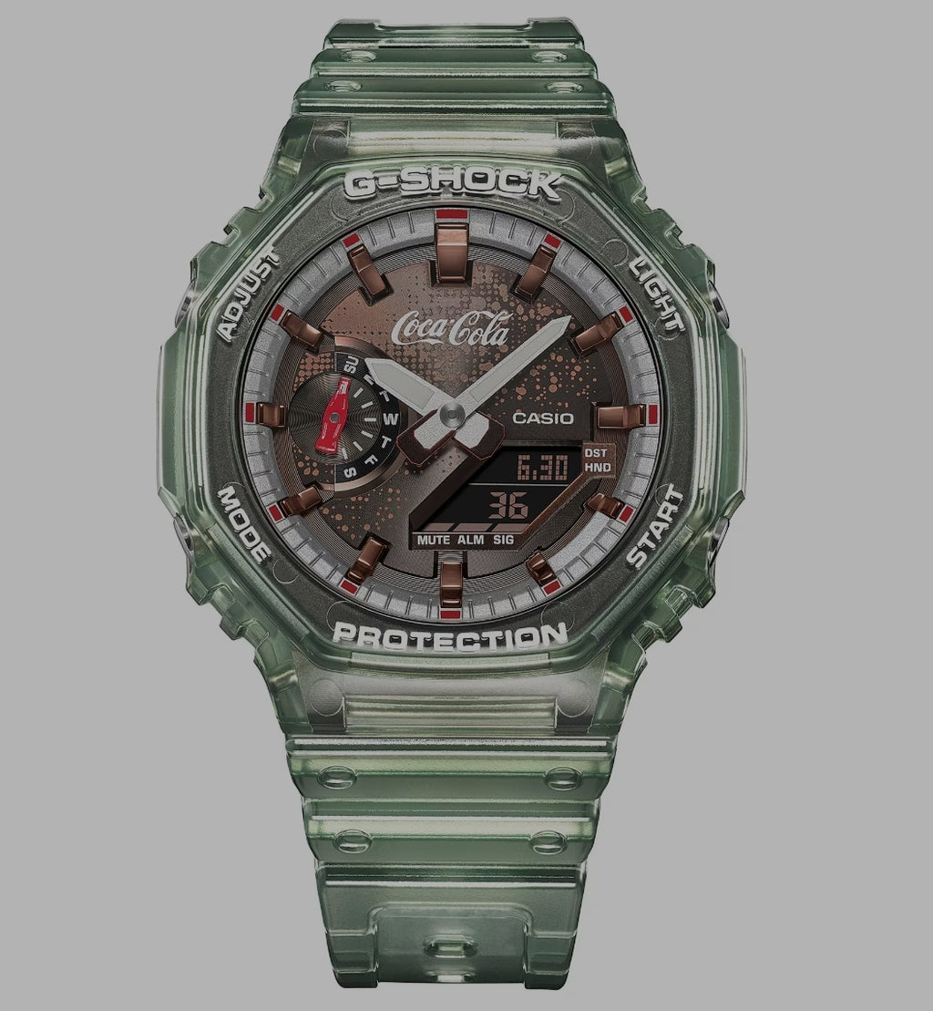 Coca-Cola® collaboration model
ANALOG-DIGITAL
2100 Series
GA-2100CC-3A