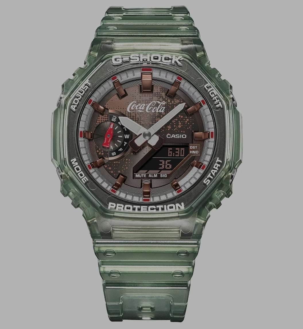 Coca-Cola® collaboration model
ANALOG-DIGITAL
2100 Series
GA-2100CC-3A