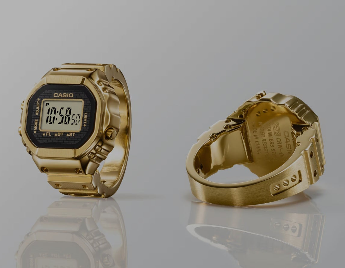 CASIO Gold Ring Watch GRW001G-9