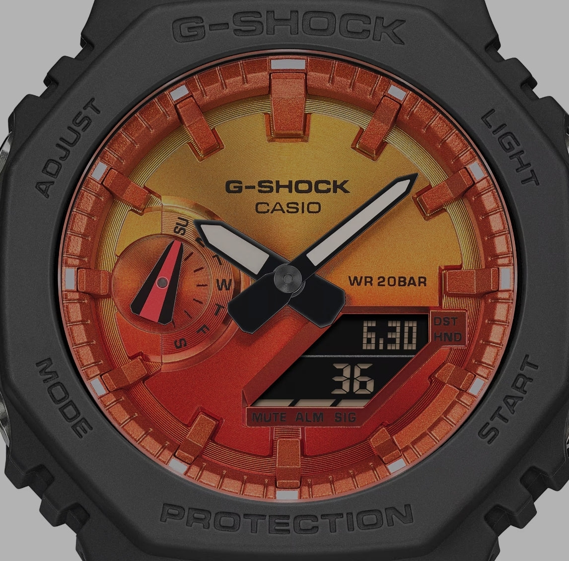 Casio G-Shock ANALOG-DIGITAL  2100 Series
GA-2100FL-8A