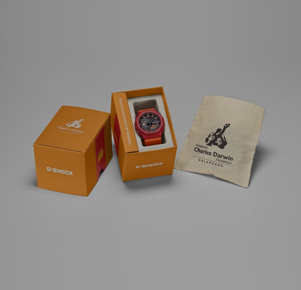 G-shock x Charles Darwin Foundation  ANALOG-DIGITAL 2100 Series GA-B2100DF-4A