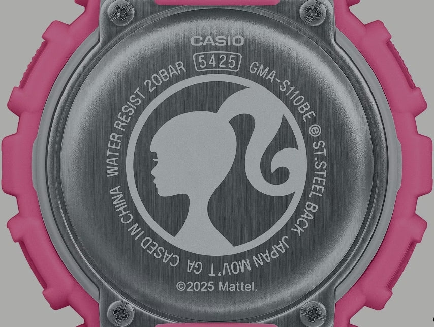 G-Shock x Barbie  ANALOG-DIGITAL
WOMEN
GMA-S110BE-4A