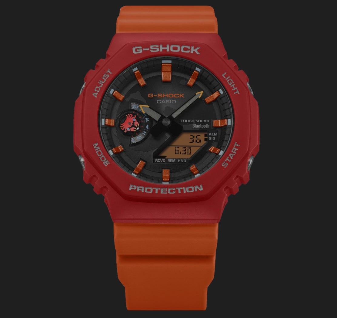 G-shock x Charles Darwin Foundation  ANALOG-DIGITAL 2100 Series GA-B2100DF-4A