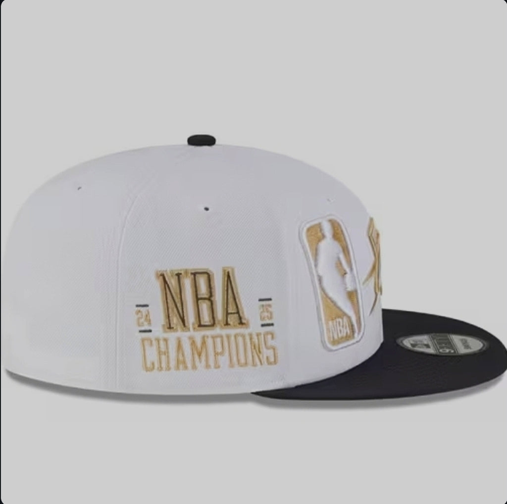 New Era Oklahoma City Thunder NBA Champions Ring Ceremony 9FIFTY Adjustable Hat - White