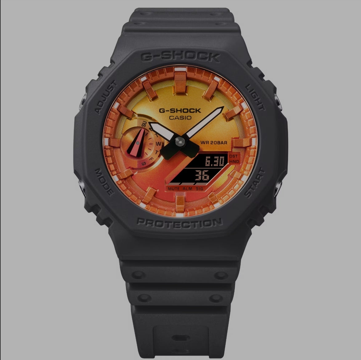 Casio G-Shock ANALOG-DIGITAL  2100 Series
GA-2100FL-8A