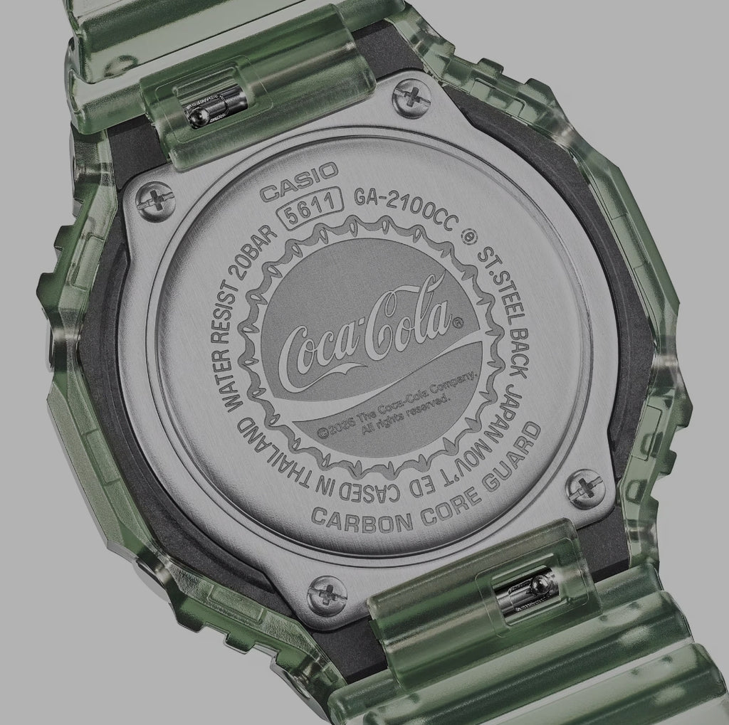 Coca-Cola® collaboration model
ANALOG-DIGITAL
2100 Series
GA-2100CC-3A