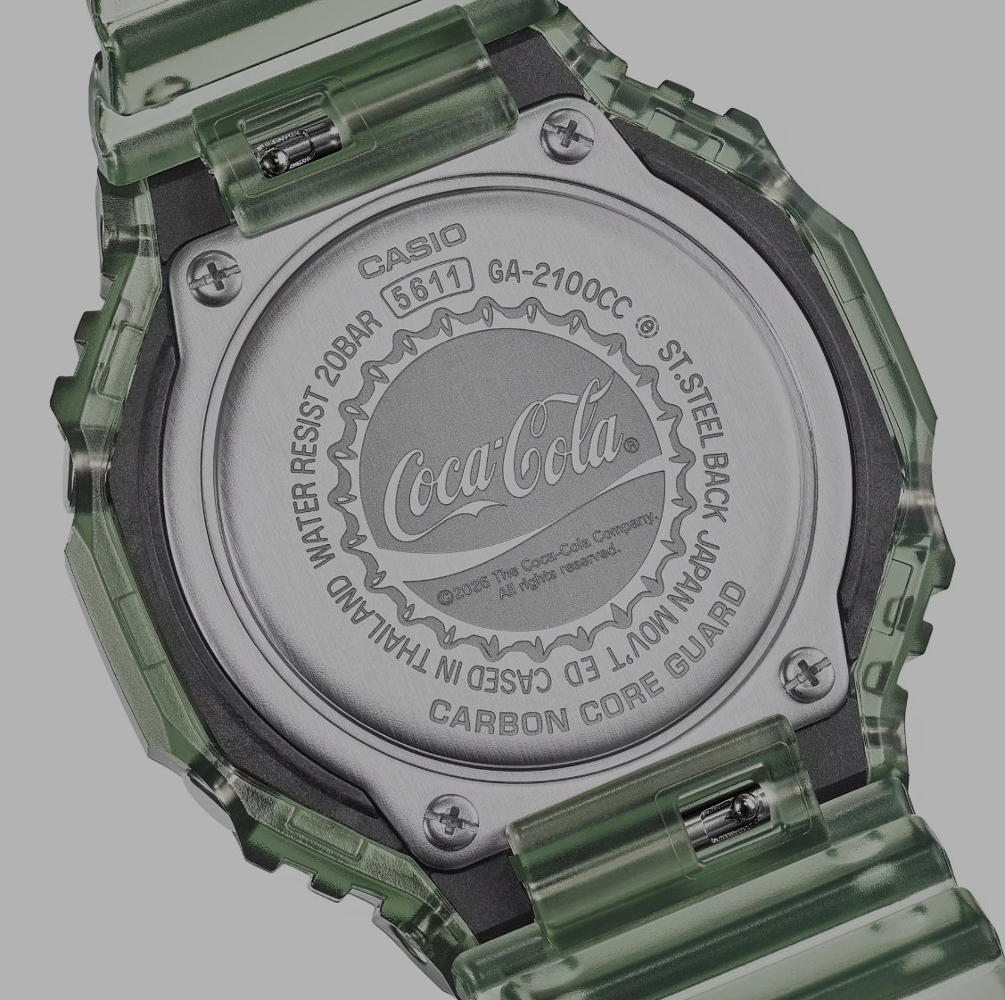 Coca-Cola® collaboration model
ANALOG-DIGITAL
2100 Series
GA-2100CC-3A