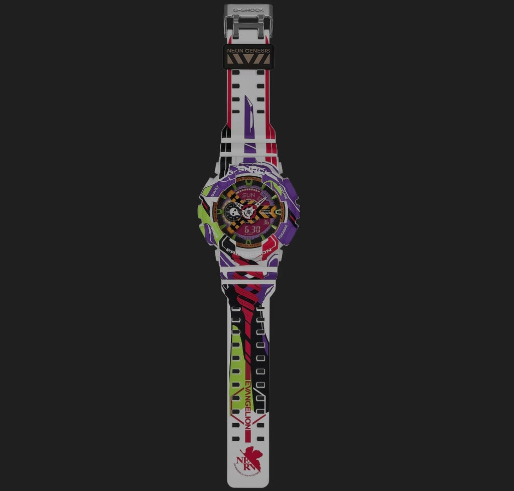 G-SHOCK  EVANGELION  COLLABORATION ANALOG-DIGITAL
110 SERIES  GA110EVA307A