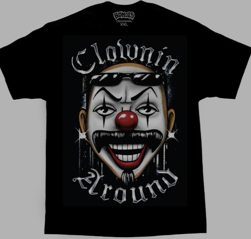 Men's MAX HWT Tee - CLOWN PRINCE Big Face