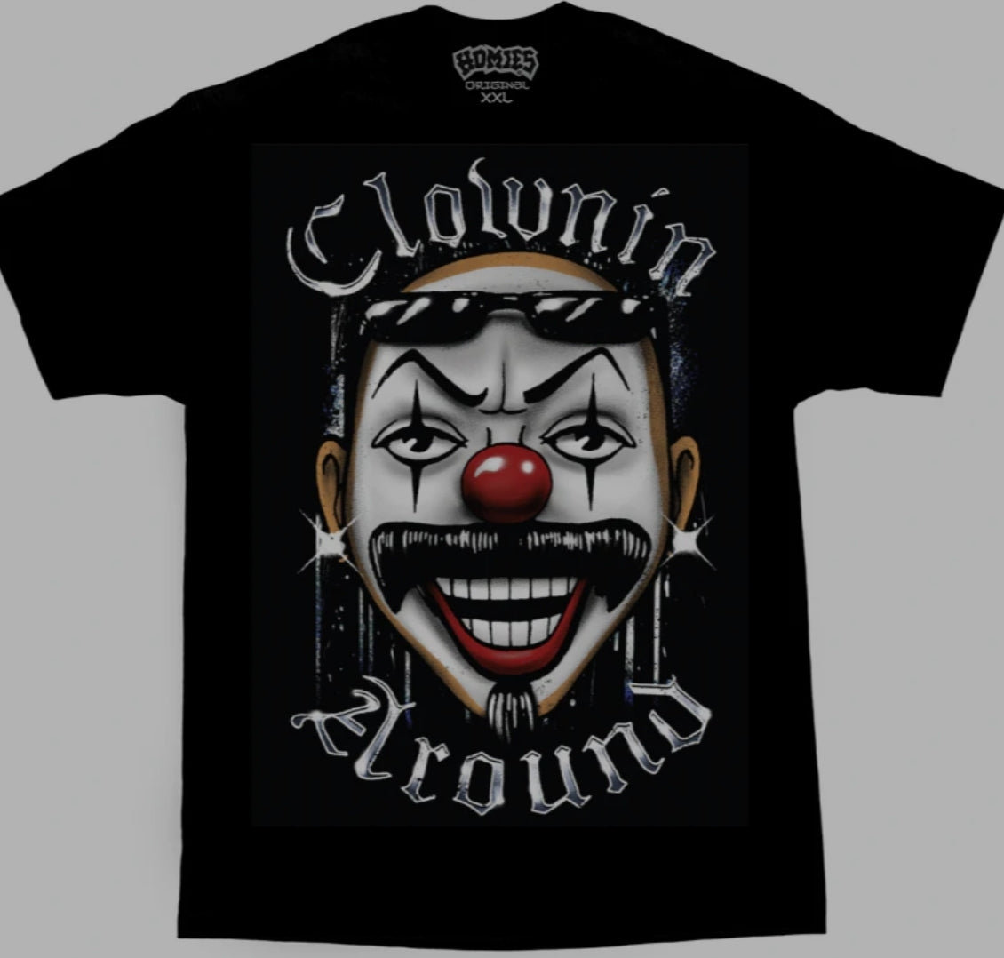 Men's MAX HWT Tee - CLOWN PRINCE Big Face