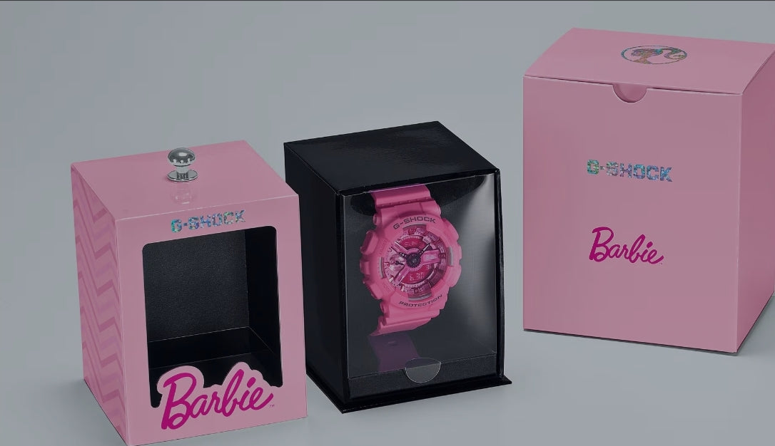 G-Shock x Barbie  ANALOG-DIGITAL
WOMEN
GMA-S110BE-4A