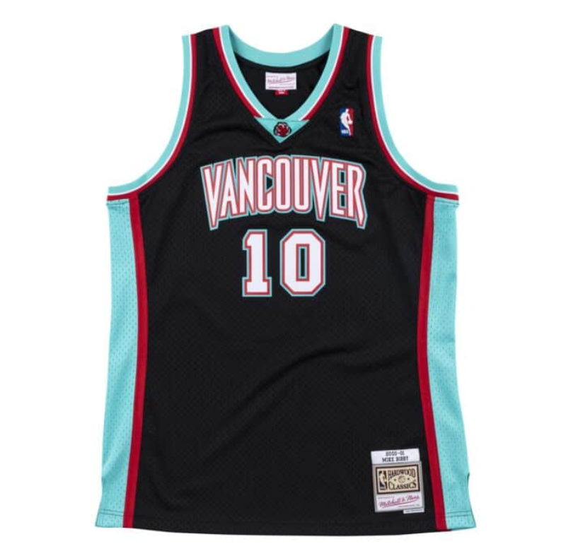 Swingman Jersey Vancouver Grizzlies 2000-01 Mike Bibby