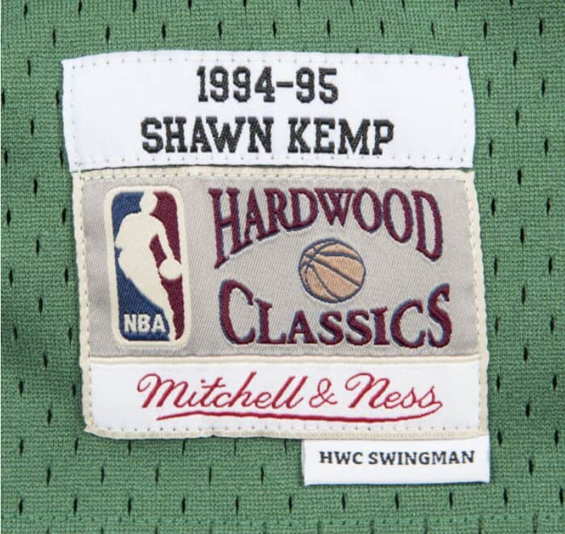 Swingman Jersey Seattle SuperSonics  Shawn Kemp 1994-95